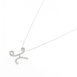 Dây chuyền kim cương chữ H K18WG/750WG 0.25CT - Hàng hiệu Authentic 859020