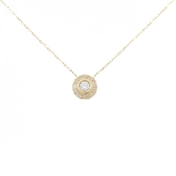 K18YG Dây chuyền kim cương 0.38CT - Hàng hiệu Chính hãng