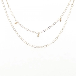 Agat K10YG Necklace - Hàng hiệu Authentic