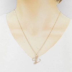 K18YG Chữ cái L Dây chuyền kim cương 0.50CT - Hàng hiệu Chính hãng 858983