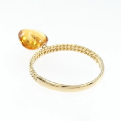 Nhẫn Citrine K18YG hình trái tim 670175