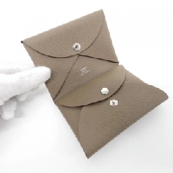 【Sản phẩm chưa sử dụng】Ví tiền Hermes Calvi Duo 083035CK 621074