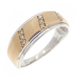 Nhẫn kim cương K18WG/K18PG 0.07CT