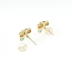 K18YG Emerald Earrings - Hàng hiệu Authentic 875841