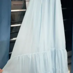 Váy Maxi đi biển màu xanh dương 927322