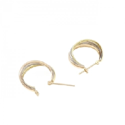 K18 Ba màu Bông tai - Hàng hiệu Chính hãng 866099