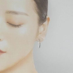 Bông tai kim cương PT900 hình vòng 0.800CT - Hàng hiệu Authentic 868666