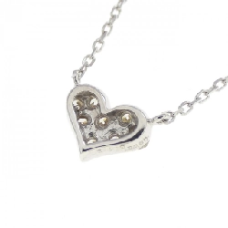 K18WG Dây chuyền kim cương hình trái tim 0.13CT - Hàng hiệu Chính hãng 863679