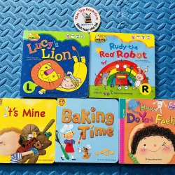 Set boardbook với tương tác kéo đẩy cho bé