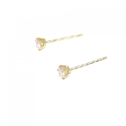 K18YG Solitaire Bông tai Kim cương - Hàng hiệu Chính hãng 865170