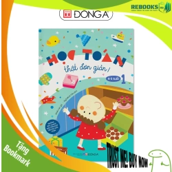 (TẶNG BOOKMARK) Học toán thật đơn giản 4-5 tuổi - T1 - 48 Sách thiếu nhi