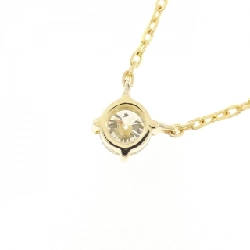 K18YG Solitaire Dây chuyền kim cương 0.43CT - Hàng hiệu Chính hãng 864469