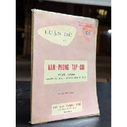 Luận đề về nam phong tạp chí - Nguyễn Duy Diễn & Bằng Phong 538036