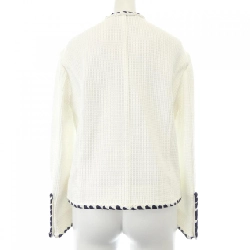 Jacket không cổ CHANEL P70028V60820 21C 630372