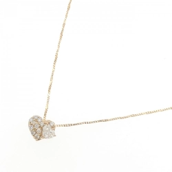 K18PG Dây chuyền trái tim kim cương 0.307CT - Hàng hiệu Chính hãng 858170