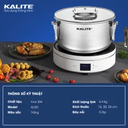 Bộ 3 Nồi Kalite KL381 – Bền Bỉ, Sang Trọng, Đáp Ứng Mọi Nhu Cầu Nấu Nướng - Mới 100% 589148