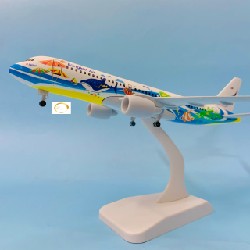 MÔ HÌNH MÁY BAY 20CM BANGKOK AIR A320 AIRBUS CAO CẤP CÓ BÁNH XE TỈ LỆ CHUẨN ĐẸP 8215