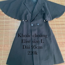 Áo khoác kiểu choàng hãng Elise