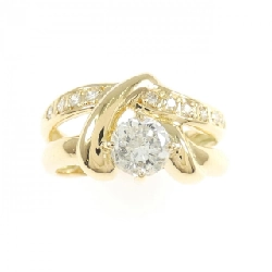 Nhẫn kim cương K18YG 0.50CT 669315