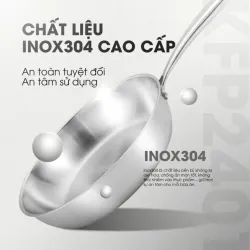 ⚡ KFP2401 – Chảo inox bắt từ 98%, tiết kiệm điện, vung kính chịu lực trong suốt 782709