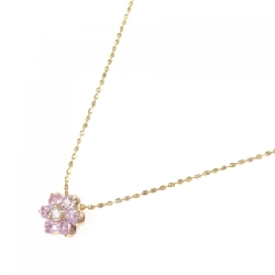 K18PG Hoa Sapphire Dây Chuyền - Hàng hiệu Chính hãng 859879