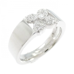 Nhẫn kim cương hoa K18WG 0.11CT - Hàng hiệu Authentic