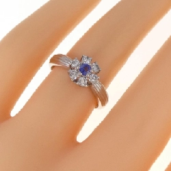 Nhẫn Sapphire Hoa PT900 673580