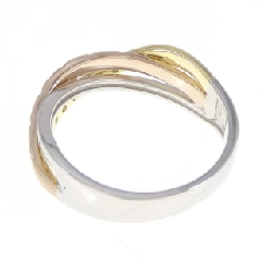 Nhẫn kim cương K18YG/PT/K18PG 0.11CT - Hàng hiệu Authentic 856650