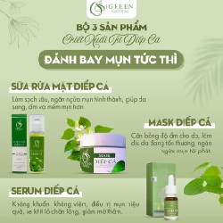 Trọn bộ Sữa rửa mặt, Mặt nạ, Serum diếp cá IGREEN cho da mụn 8267