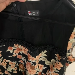 Đầm peplum ren hoa nâu tây Tri’C 507967