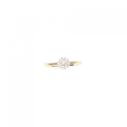 Nhẫn kim cương hoa K18YG 0.15CT - Hàng hiệu Authentic 856067