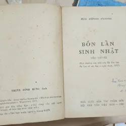 Tiểu thuyết BỐN LẦN SINH NHẬT

Giải thưởng cao nhất của Bộ VH Ba Lan về VH nghệ thuật 1977 713110