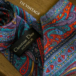 CÀ VẠT CHRISTIAN DIOR MONSIEUR / PAISLEY TIE  7541