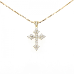 K18YG Dây chuyền kim cương chéo 1.00CT - Hàng hiệu chính hãng