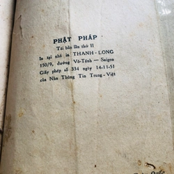 PHẬT PHÁP - 234 trang, nxb: 1951, mọt vài trang cuối , ít ảnh hưởng nội dung  552533