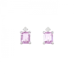 PT Bông tai Sapphire 0.90CT - Hàng hiệu Chính hãng