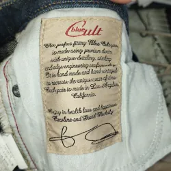 Quần short jeans vitage y2k blue cult 800593