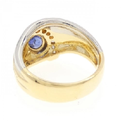 Nhẫn Sapphire K18YG/PT900 0.59CT 671002