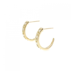 K18YG Bông tai kim cương 0.16CT - Hàng hiệu Chính hãng