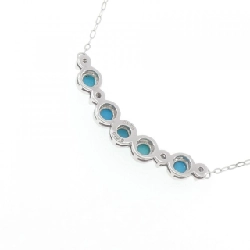 K18WG Mặt dây chuyền Turquoise - Hàng hiệu Chính hãng 856313