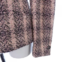 【Mã giảm giá】【Cổ điển】Áo khoác không cổ CHANEL 642365