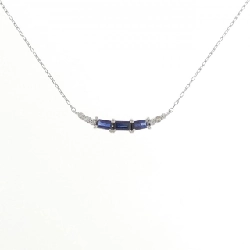 Dây chuyền Sapphire 0.33CT - Hàng hiệu Chính hãng