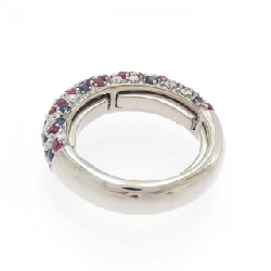 K18WG Nhẫn Đá Màu - Hàng hiệu Chính hãng 850437