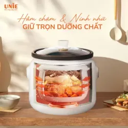 Nồi kho hầm chuyên dụng UNIE USC208 dung tích 2L, lòng nồi gốm Ceramic, hẹn giờ 24 tiếng 728738