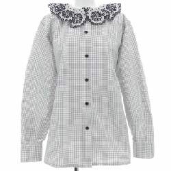 Áo sơ mi màu Broderie Anglaise LOUIS VUITTON FOBB07TZ5 - Hàng hiệu Authentic