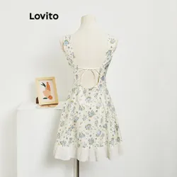 Đầm Lovito size M hở lưng mới 99% 702257