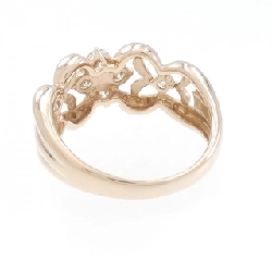 Nhẫn kim cương hoa K18PG 0.52CT 671118