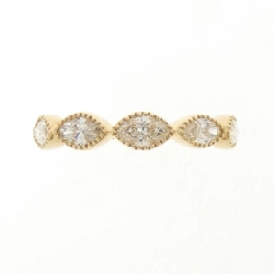 【Sản phẩm mới】Nhẫn kim cương K18YG 0.77CT 667143