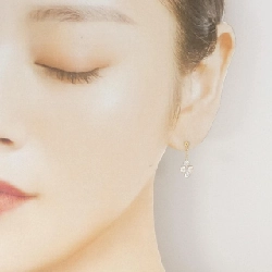 K18YG Bông tai Cubic - Hàng hiệu Chính hãng 866729