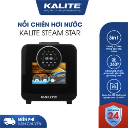 🏆 KALITE STEAM STAR – Nồi chiên hơi nước dung tích lớn 👨‍👩‍👧‍👦